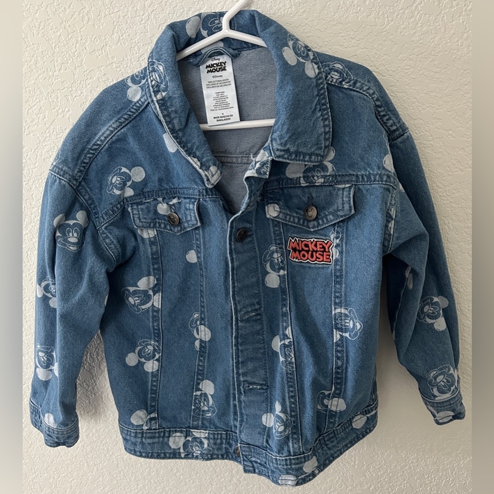 Disney Mickey Mouse Denim Jacket - Toddler/Kids Size 6